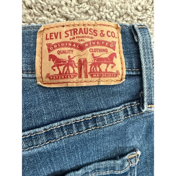 Levi Strauss 311 Shaping Skinny Jeans Women Blue Denim Size 29 - Picture 4 of 5